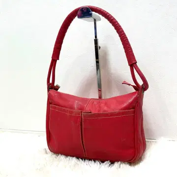 훌라 천연 가죽 가죽 숄더백 원 숄더백 핑크