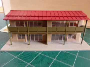 N 게이지 아파트 모형 빨간 지붕 TOMIX 4026