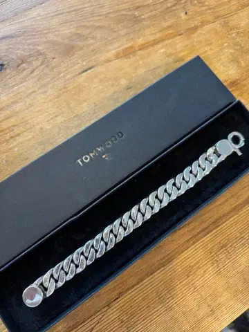 TOMWOOD 실버 체인 팔찌 약 20cm