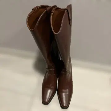 착용 1회 willfully 브라운 롱 웨스턴 부츠 39 사이즈