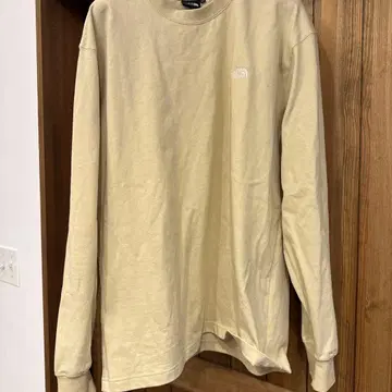 THE NORTH FACE XL 베이지 긴팔 티셔츠