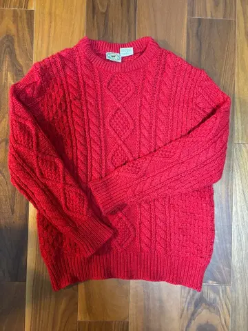 피셔맨 니트 TIDEWATER TRADERS 100% 울