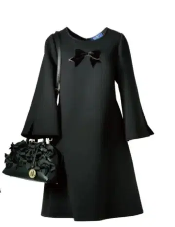 엠즈 그레이시 원피스 스팽글 리본