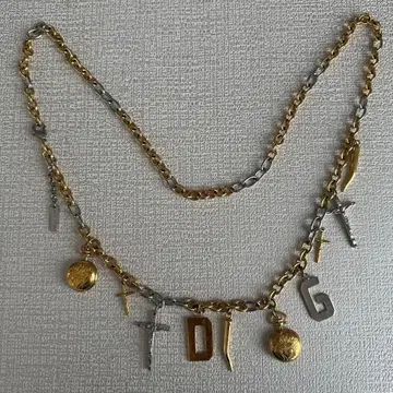 유니크 디자인 목걸이 골드 실버