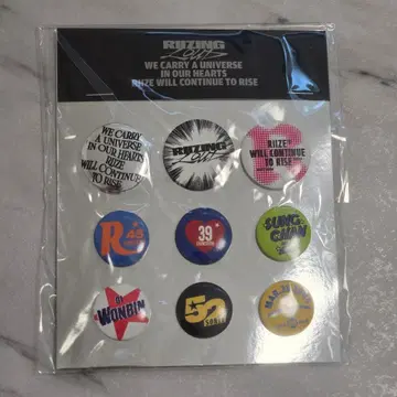 RIIZE RIIZING LOUD 서울 콘 캔뱃지 세트 한국