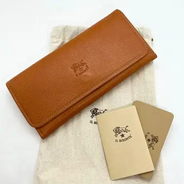 [미사용 새상품] 일비종떼 3단 폴더형 장지갑 캐러멜 브라운 (야키누메)