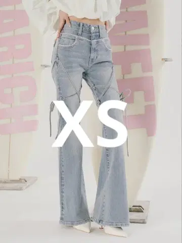 Darich 다리치 피코 레이스 하이웨스트 플레어 데님 XS