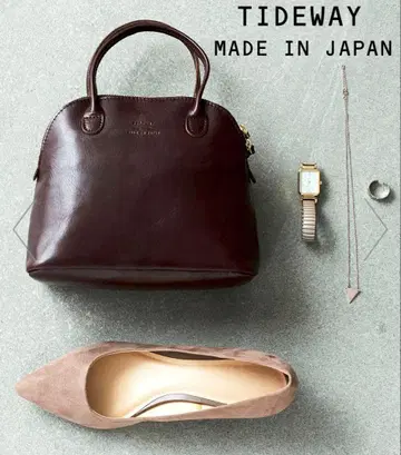 TIDEWAY 라이트 레더 보스턴 S 보스턴 미니 백