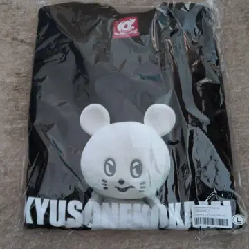 [ 미사용 새상품 ] 큐소네코가미 쥐군 맨투맨 L 사이즈 블랙