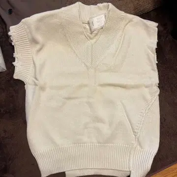 TODAYFUL V넥 니트 베스트 아이보리