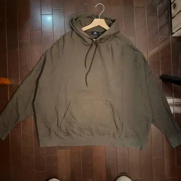 HARE 올리브 후드 부착 후드티