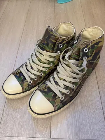 컨버스 올스타 가죽 카모플라주