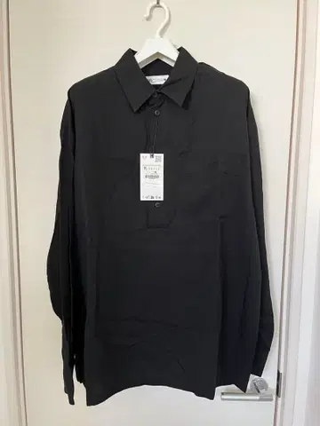 ZARA 블랙 긴팔 셔츠 XL