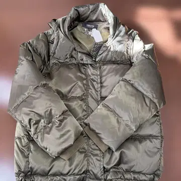 컴시즘 다운 자켓 카키