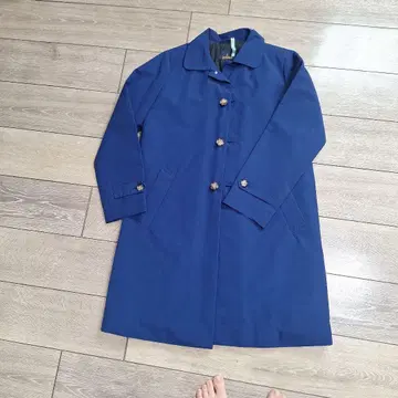 르 마이너 네이비 트렌치코트 38