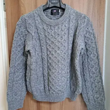 FREAK'S STORE 영국제 케이블 니트 다크 그레이 S