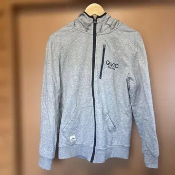GAViC 그레이 풀 집업 후드티