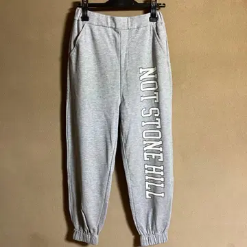 스콧 클럽 레그 로고 프린트 스웨트 팬츠 (그레이)