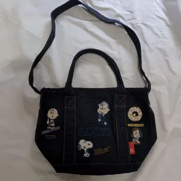 PLAZA 스누피 ROOTOTE 루트토트 자수 토트백