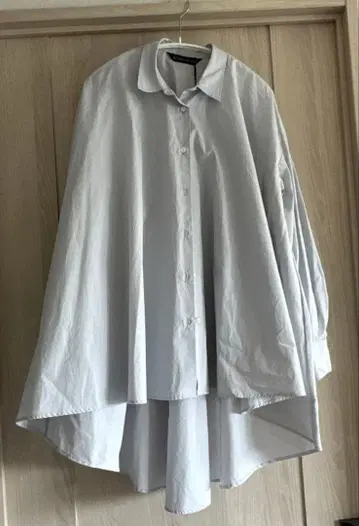 mizuiroind 오버 사이즈 라이트 그레이 셔츠