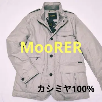 새상품 캐시미어 100% 무레르 MOORER 다운 자켓 50