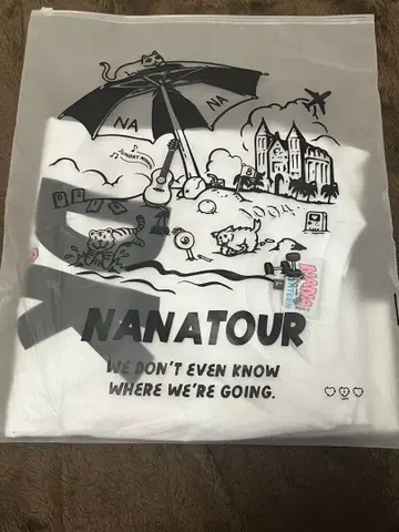 나나투어 티셔츠 도겸 name ver L사이즈