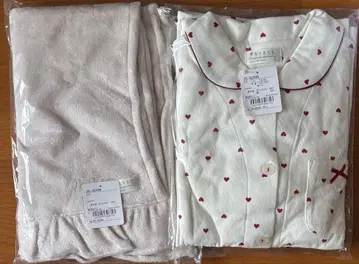 NARUE 여성용 파자마 상하의 2세트 & 담요