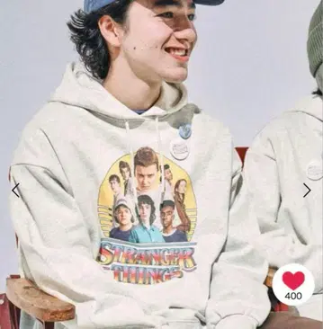 스트레인저 씽스 후드티 M 사이즈 niko and -