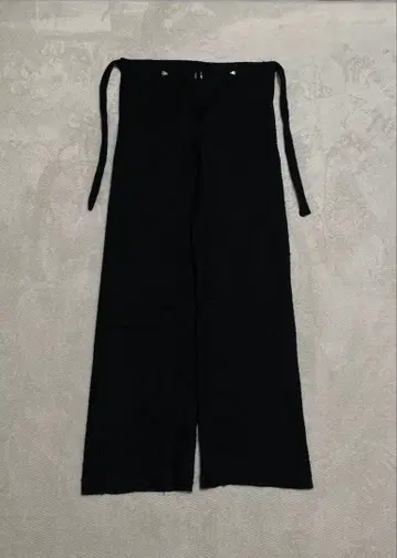 90s DEPONIRT 프론트 후크 블랙 와이드 팬츠 모드 archive