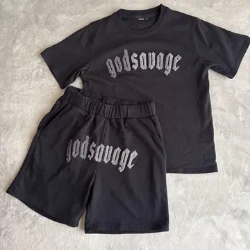 [ 새상품급 ] godsavage 반팔 셋업