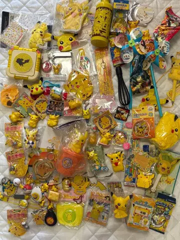 모음 세트 피카츄 굿즈 피규어 포켓몬 센터 초창기 레트로