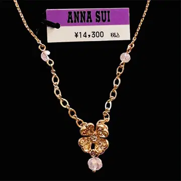 ANNA SUI 안나수이 클로버 목걸이 뉴이어 컬렉션