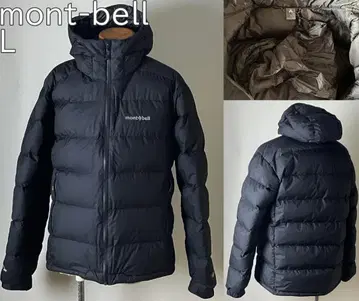정가 31,900엔 몽벨 드라이 테크 파마 로스트 라이트 다운 후드티