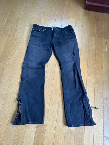 스컬 플라이트 블랙 팬츠