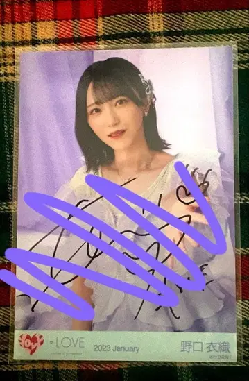 이코러브 노구치 이오리 친필 브로마이드