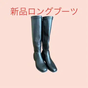 [ 새상품 ] 롱 부츠 블랙