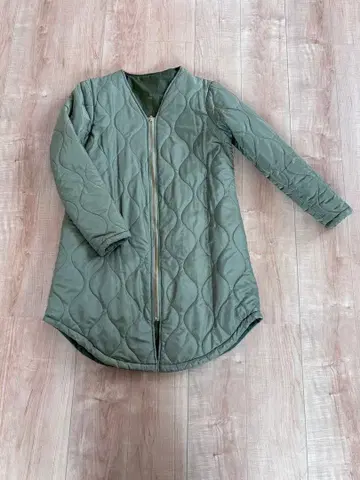 퀼팅 자켓 카키