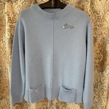 PICONE 라이트 블루 니트 스웨터 38