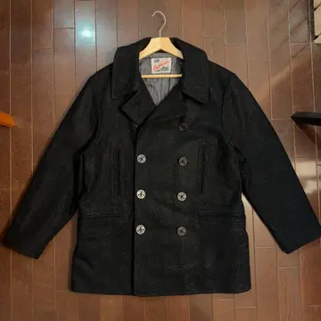 Lee 울 피코트 블랙