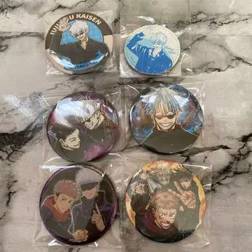 주술회전 고죠 사토루 원작 캔뱃지 등 묶음 판매