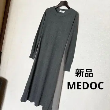 MEDOC 그레이 니트 롱 원피스