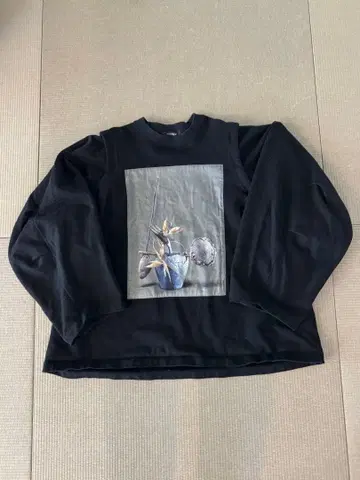 ALMOSTBLACK 2WAY 오버 사이즈 맨투맨 블랙3