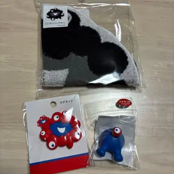 먀쿠먀쿠 엉덩이 마그넷 페이스 마그넷 미니 타월 블랙 먀쿠먀쿠