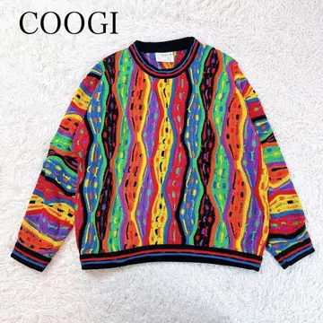 [ 초레어 ] COOGI 쿠지 3D 니트 호주산 클레이지 패턴