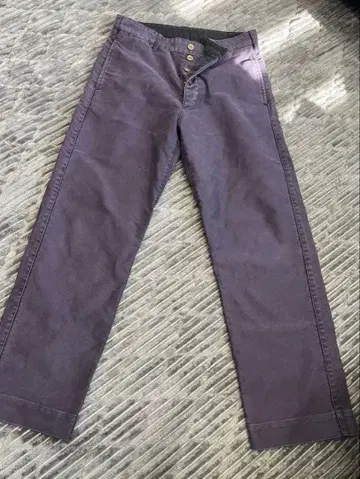 PABLO VINCI 몰스킨 팬츠 S 사이즈 퍼플