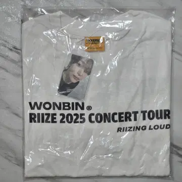 RIIZE 원빈 서울콘 T셔츠 화이트 RIIZING LOUD