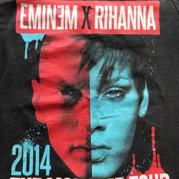 511 에미넴 리한나 eminem rihanna 2014년산 티셔츠
