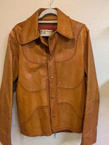 레어 Geronimo 가죽 자켓 멕시코제 웨스턴 스티치 42