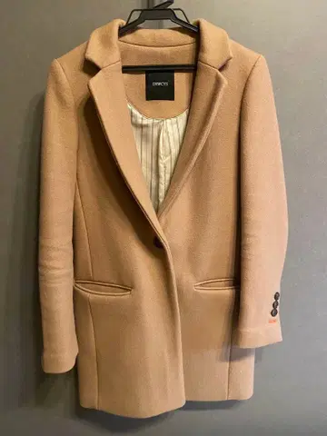 DRWCYS 베이지 싱글 브레스티드 코트 사이즈 1