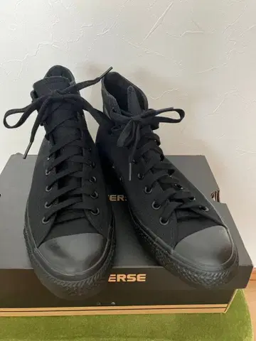 CONS CONVERSE 컨즈 블랙 하이컷 스니커즈